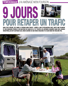 Esprit Camping Car n°33 - 9 jours pour retaper un Trafic - reportage et photos de Pascal LAHURE